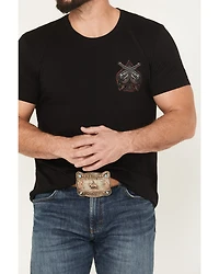 Cody James Men's Poker Chip Short Sleeve Graphic T-Shirt