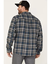 Brothers and Sons Men's Everyday Plaid Print Button Down Western Flannel Shirt