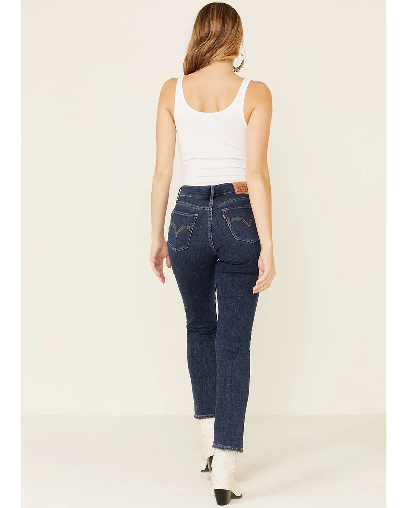 Levi's Women's Classic Straight Mid Rise Maui Waterfall Jeans