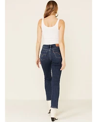 Levi's Women's Classic Straight Mid Rise Maui Waterfall Jeans
