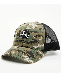 John Deere Men's Digit Camo Logo Ball Cap