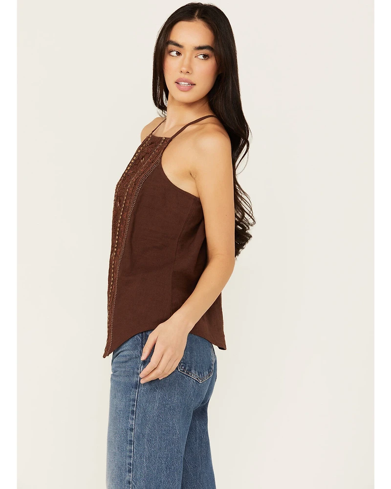 Shyanne Women's Embellished Halter Tank