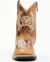 Shyanne Toddler Girls' Little Bitty Lasy Western Boots - Broad Square Toe