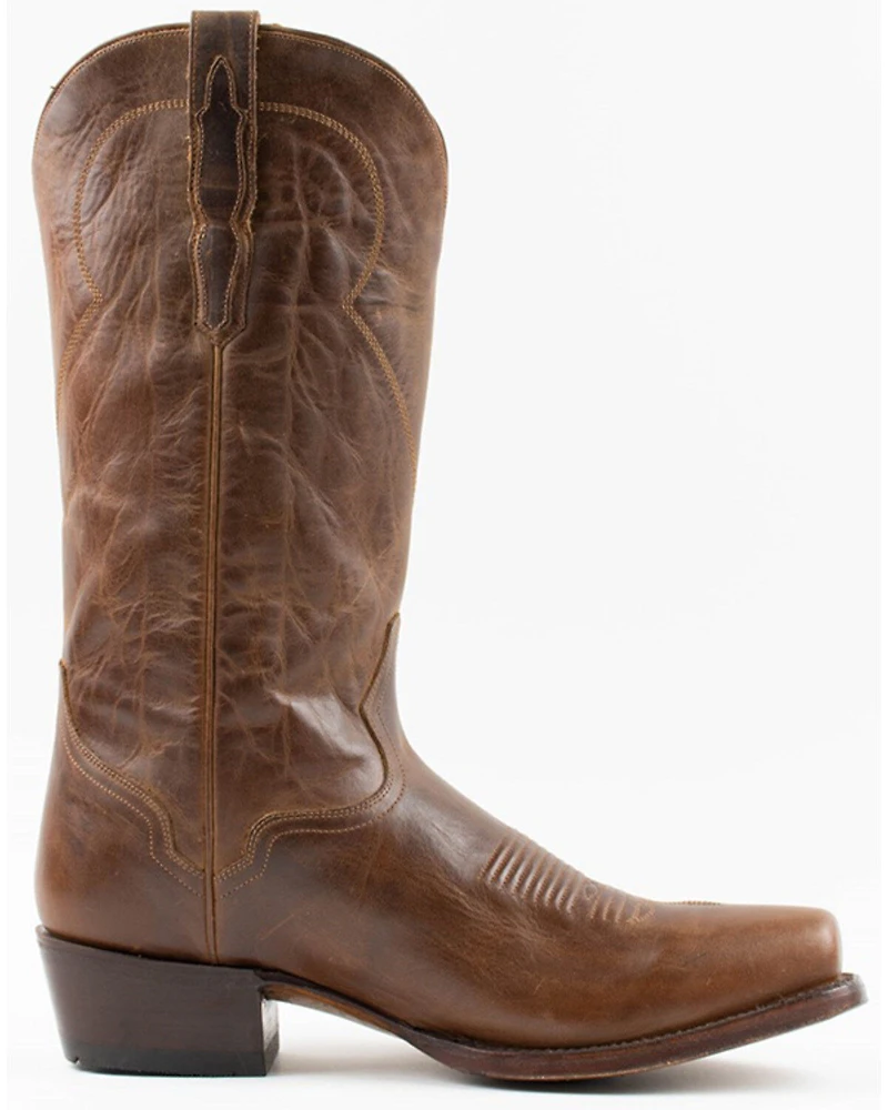 El Dorado Men's 13" Distressed Western Boots - Square Toe