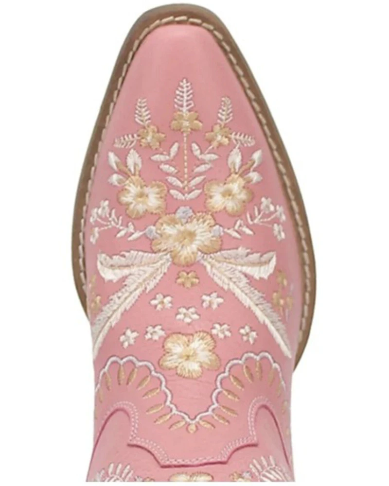 Dingo Women's Floral Western Booties - Snip Toe