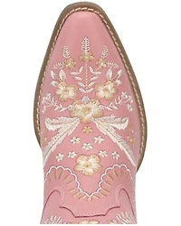 Dingo Women's Floral Western Booties - Snip Toe