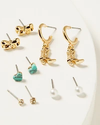 Shyanne Women's Western Holiday Earring Set - 10 Piece