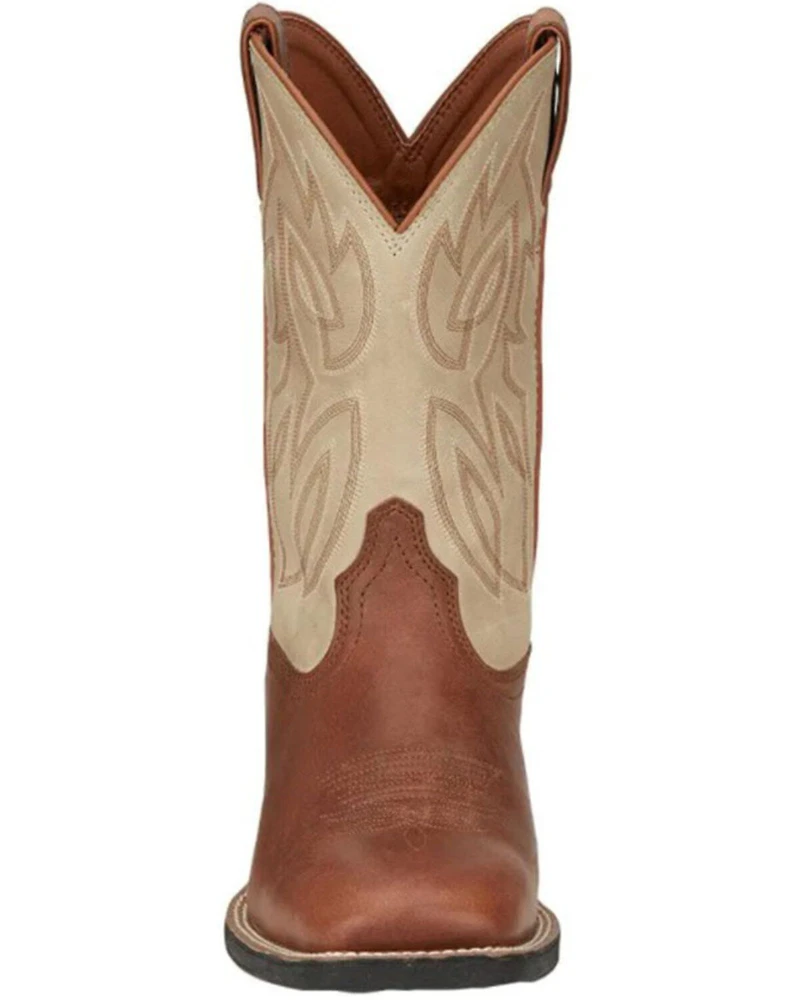 Justin Men's Canter Performance Western Boots - Broad Square Toe