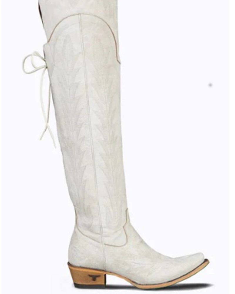 Lane Women's Lexington Leather Tall Western Boots - Snip Toe