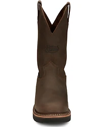 Justin Men's 11" Carbide Pull-On Work Boots - Soft Toe