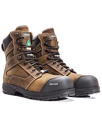 ROYER Men's 8" Agility Artic Grip Waterproof Work Boots - Composite Toe