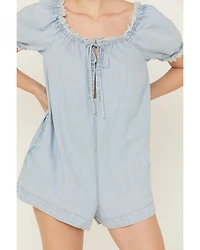 Free People Women's Daisy Denim Babydoll Romper