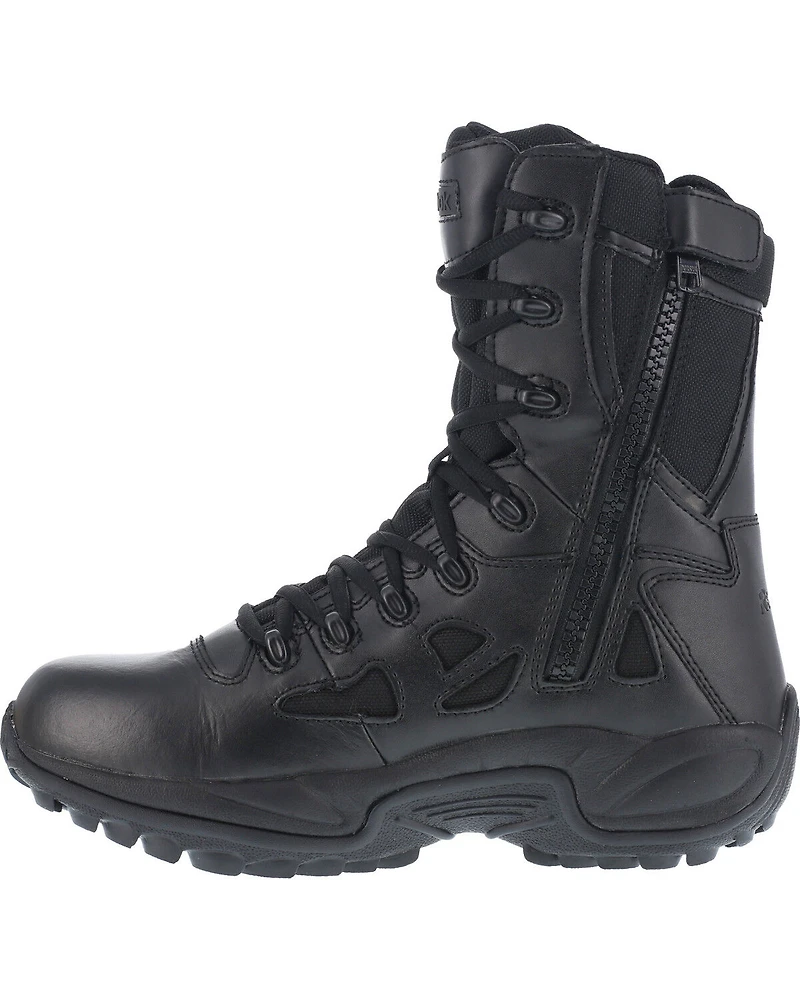Reebok Men's Rapid Response 8" Work Boots - Round Toe