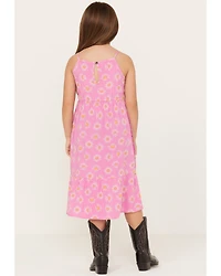 Wrangler Girls' Sunburst Print Sleeveless Midi Dress
