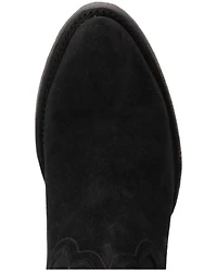 Lane Women's Plain Jane Suede Tall Western Boots - Round Toe