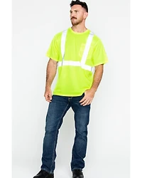 Hawx Men's Short Sleeve Reflective Work Tee - Big & Tall