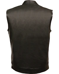 Milwaukee Leather Men's Open Neck Club Style Vest