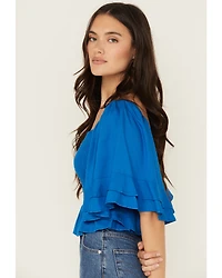 Shyanne Women's Ruffle Sleeve Top