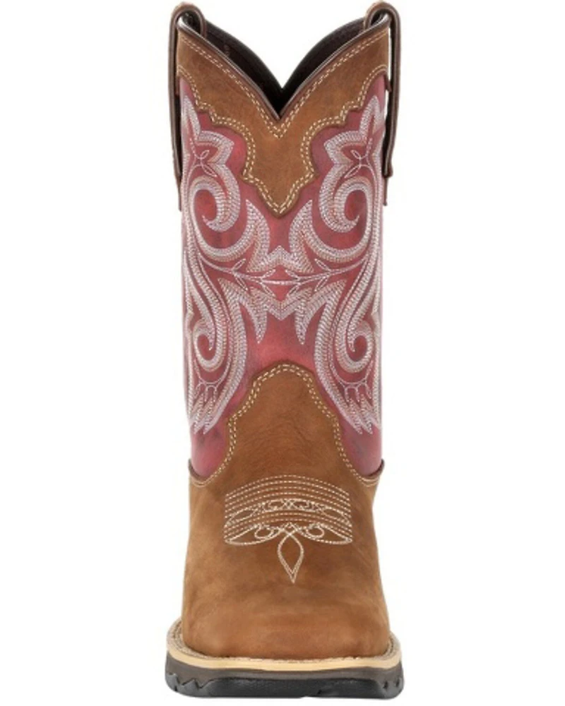 Durango Women's Red Western Boots - Square Toe