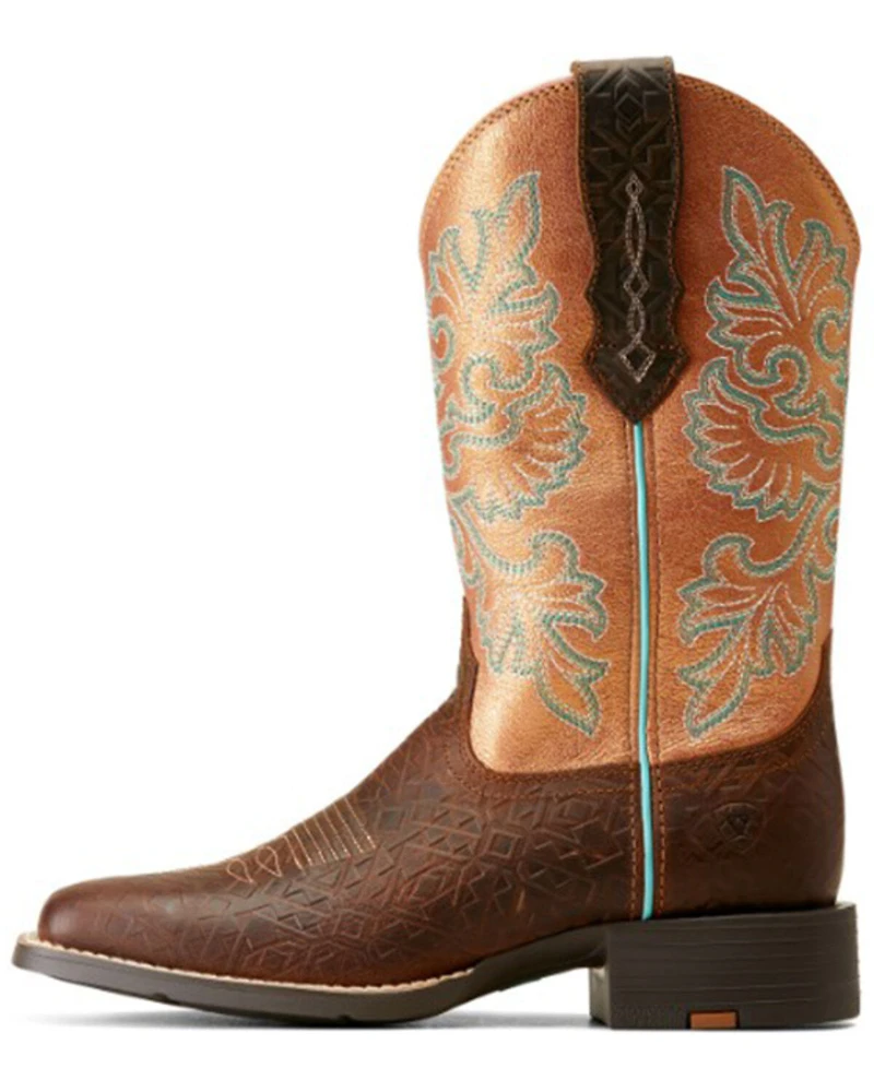 Ariat Women's Round Up StretchFit Western Boots - Broad Square Toe