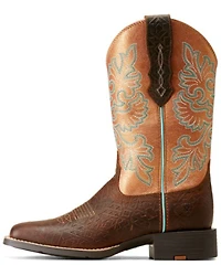 Ariat Women's Round Up StretchFit Western Boots - Broad Square Toe