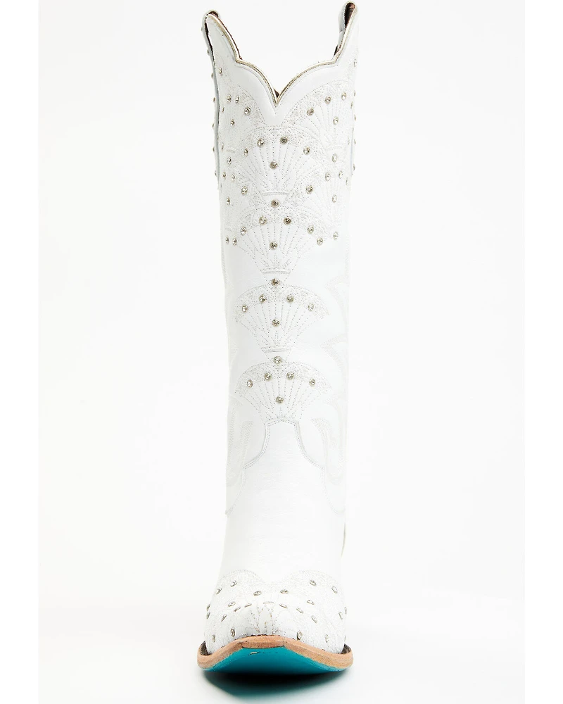 Boot Barn X Lane Women's Exclusive Calypso Leather Western Bridal Boots - Snip Toe