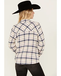 Idyllwind Women's Binkley Plaid Print Long Sleeve Pearl Snap Western Shirt