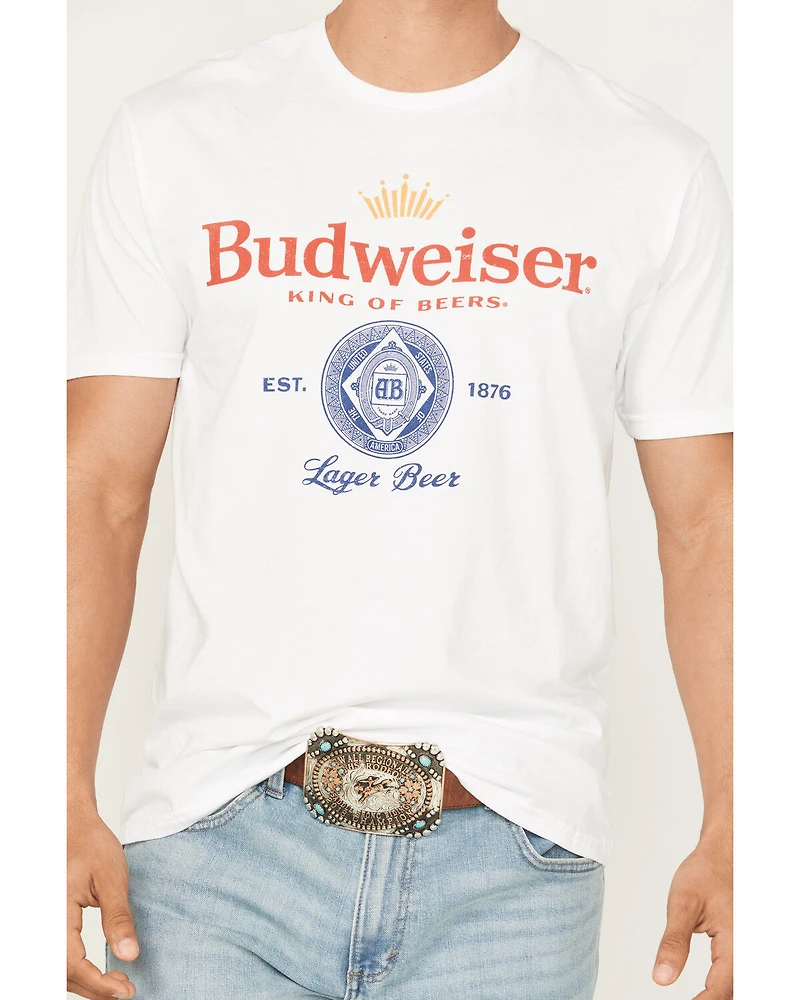 Buckwear Men's Budweiser Short Sleeve Graphic T-Shirt