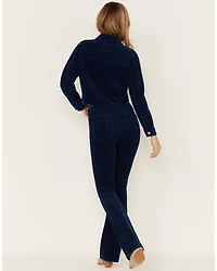 Cleo + Wolf Women's High Rise Corduroy Bootcut Jeans