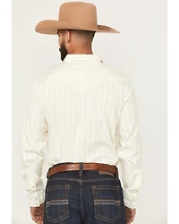 Cody James Men's Rustic Range Tonal Striped Long Sleeve Snap Western Shirt