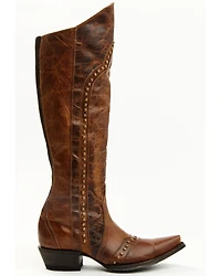 Idyllwind Women's Straight Up Orix Goat Studded Leather Tall Western Boots - Snip Toe