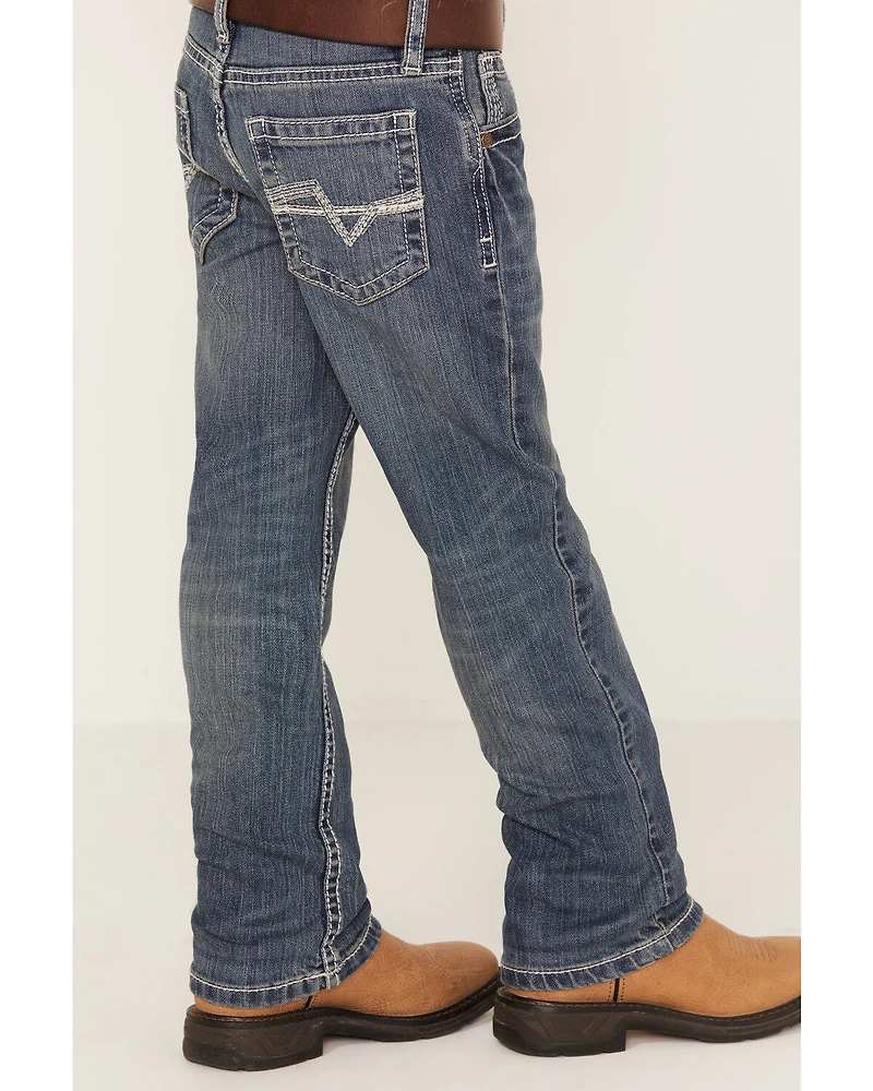 Cody James Boys' Stone Cold Wash Slim Boot Stretch Jeans - 4-8