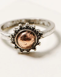 Shyanne Women's Cactus Rose Copper Ring 5-Piece Set