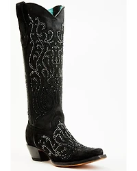Corral Women's Crystal Embroidered Tall Western Boots - Snip Toe