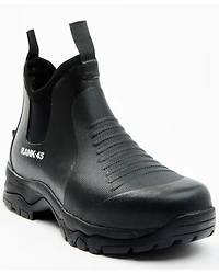 RANK 45® Men's 6.5" Rubber Ankle Boots - Round Toe