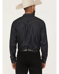 Cody James Black 1978™ Men's Long Sleeve Snap Denim Shirt