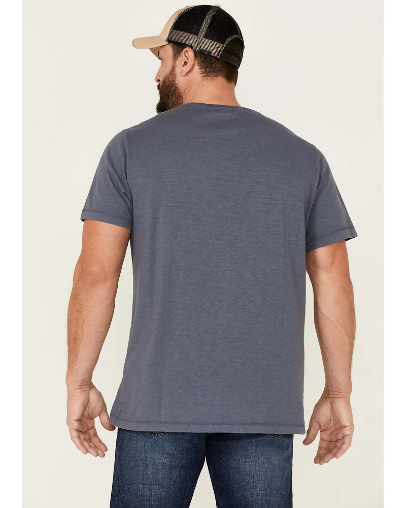 Brothers and Sons Men's Twisted Slub Skull Graphic T-Shirt