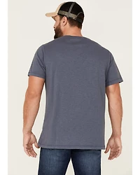 Brothers and Sons Men's Twisted Slub Skull Graphic T-Shirt