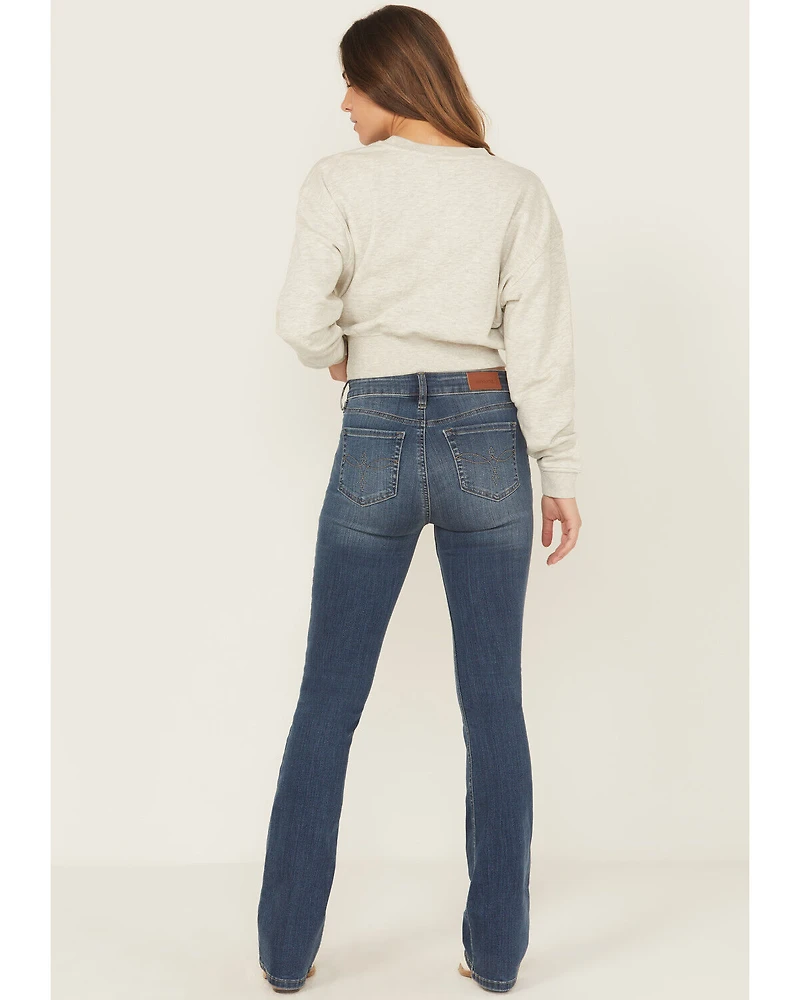 Shyanne Women's Celeste High Rise Bootcut Stretch Denim Jeans