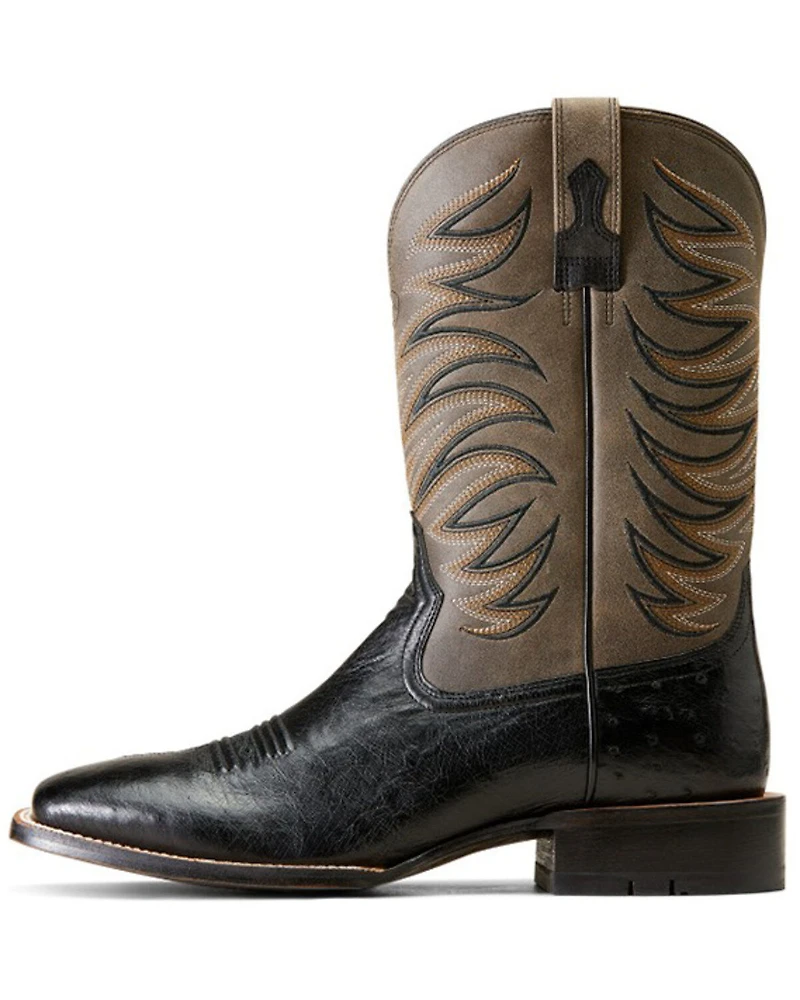 Ariat Men's Badlands Exotic Ostrich Western Boots