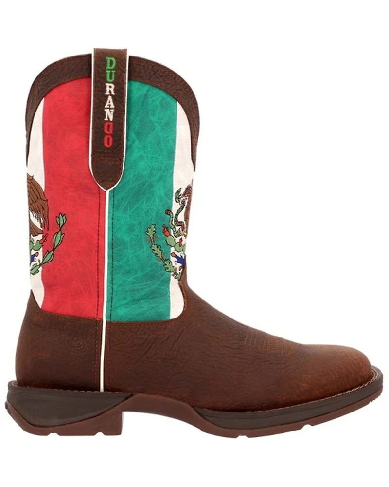 Durango Men's Mexico Flag Western Performance Boots - Steel Toe