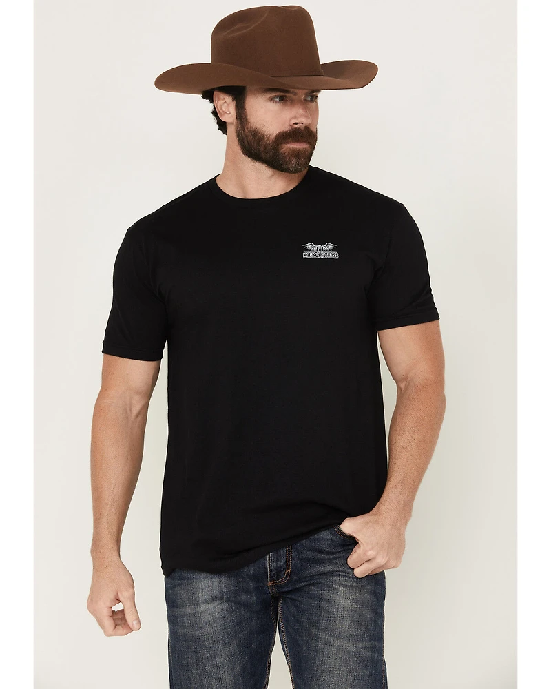 Kick Brass Men's Pledge Of Allegiance Short Sleeve Graphic T-Shirt
