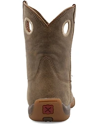 Twisted X Boys' Driving Moc Boots - Toe
