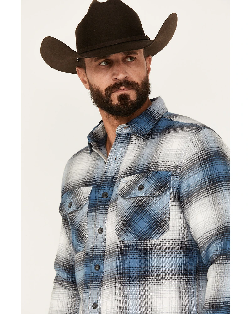 Pendleton Men's Burnside Plaid Print Long Sleeve Button-Down Western Shirt