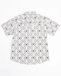 Cody James Toddler Boys' High Plains Southwestern Print Short Sleeve Snap Western Shirt