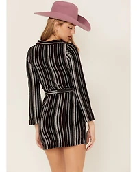 Sadie & Sage Women's Never Too Much Stripe Mini Dress
