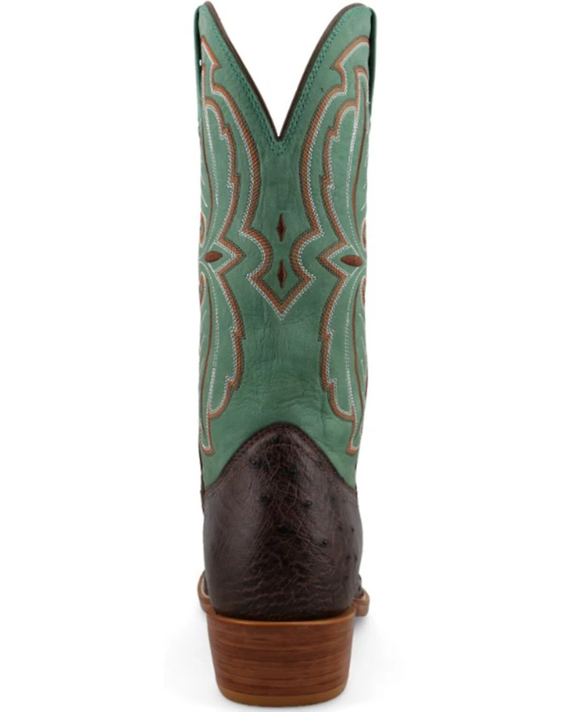 Twisted X Men's Reserve Exotic Full Quill Ostrich Western Boots - Square Toe