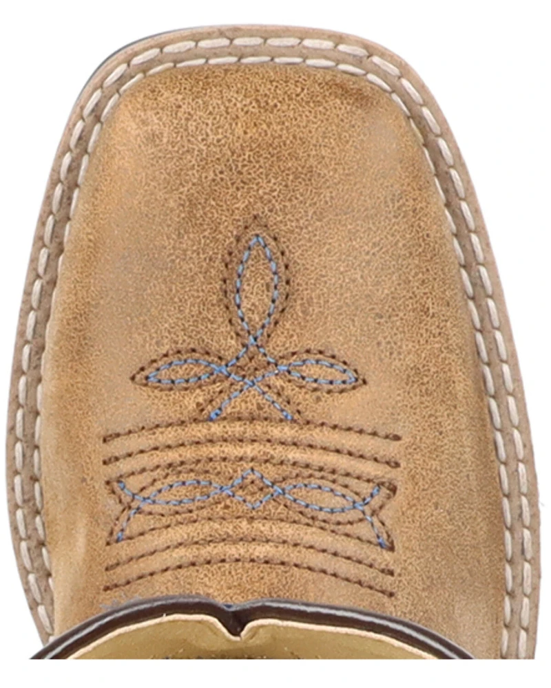 Smoky Mountain Little Boys' Cole Western Boots - Broad Square Toe
