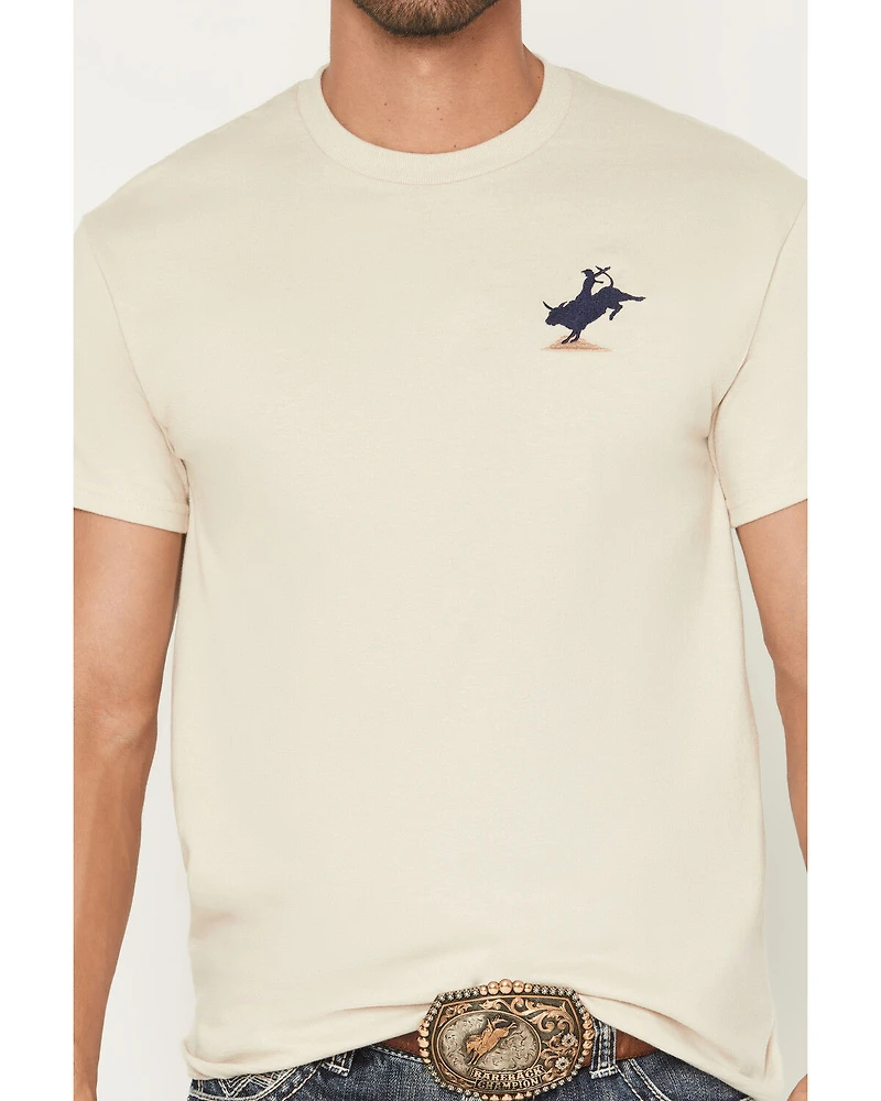 Riot Society Men's Bucking Bull Short Sleeve Graphic T-Shirt