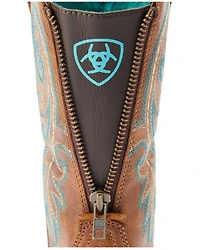 Ariat Women's Round Up Back Zip Western Boots - Broad Square Toe
